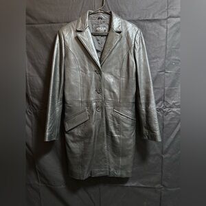 Vtg 90's Adler Collection Women's Black Genuine Leather Size S SEE PICS For Wear